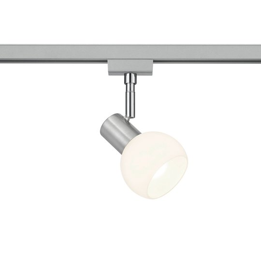 Spot till DUOline-skensystem, opalglas/nickel