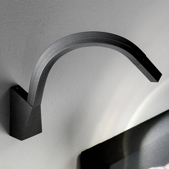 LED-vägglampa Snake med böjlig arm