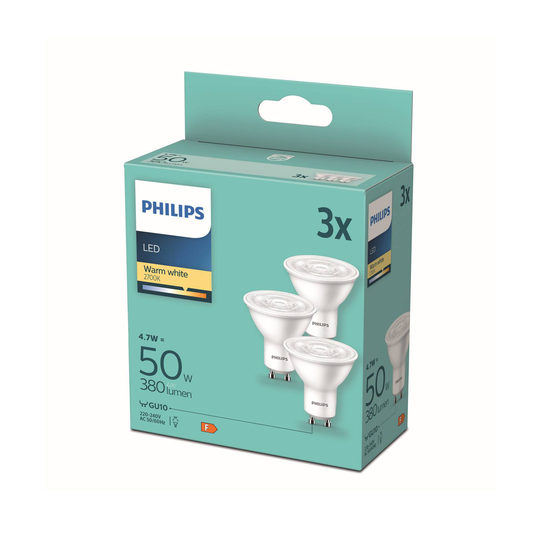 Philips LED-reflektor GU10 4,7W 2 700 K 36° 3