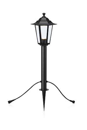 Garden24 Lantern 3W Black