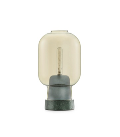 Amp Bordslampa Guld/Grön