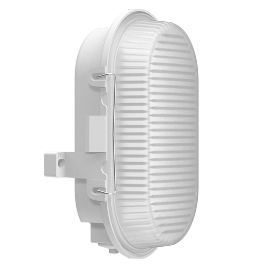 RZB Standard LED-vägglampa plast oval IP44