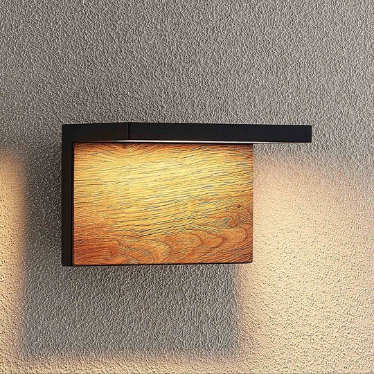 Lucande Lingus LED-utomhusvägglampa