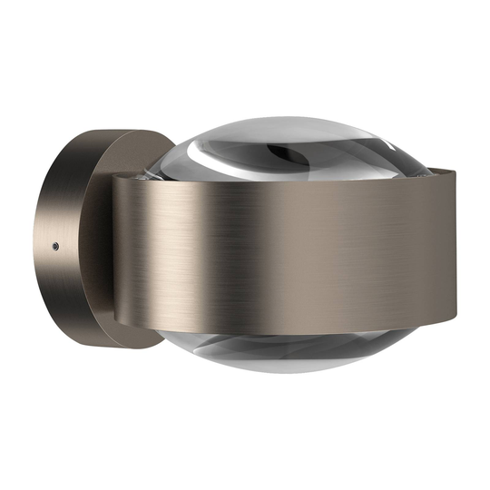 Puk Maxx Wall, LED, linser klar, nickel matt
