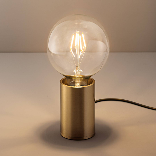 Egger Soho bordslampa, mässing