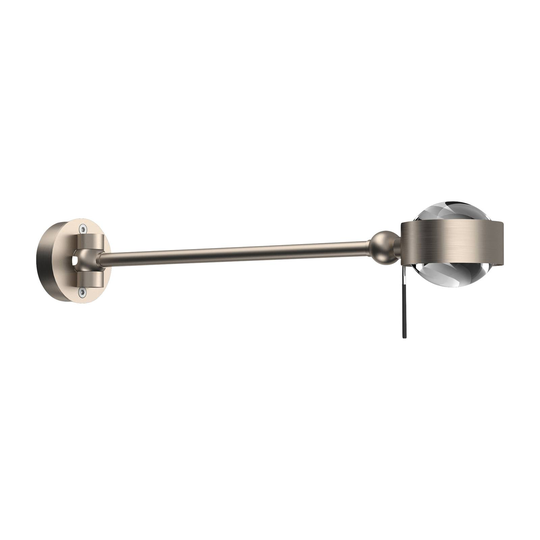 Puk Mini Hotel LED 30 cm, lins klar, nickel matt