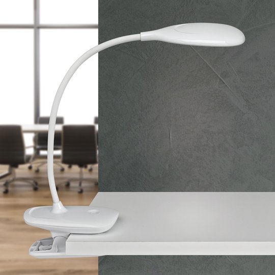 LED-skrivbordslampa MAULjack batteri, dimbar