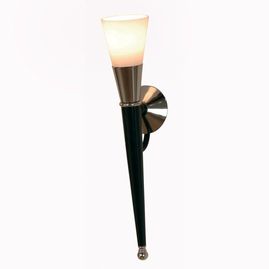 Fackelformad vägglampa ANTOSA, 60 cm hög