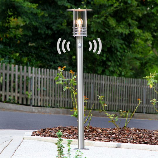 Pollarlampa Miko med rörelsesensor
