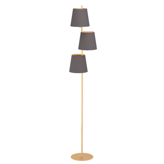 Almeida 2 golvlampa (Mässing/guld)