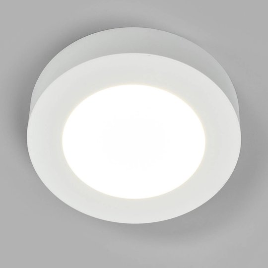 LED-taklampa Marlo vit 4 000 K rund 18,2 cm