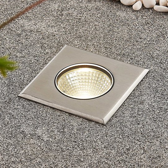 LED-golvinbyggnadslampa Sulea IP67 kantig