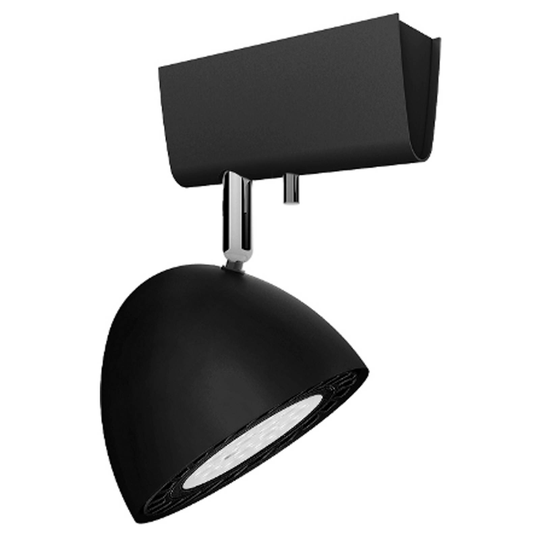 Takspotlight Vespa I, svart, 1 lampa