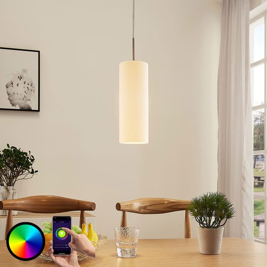 Lindby Smart LED-pendellampa Felice, RGB