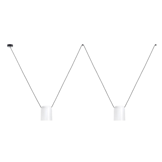 LEDS-C4 Attic Double cylinder Ø 15 cm vit