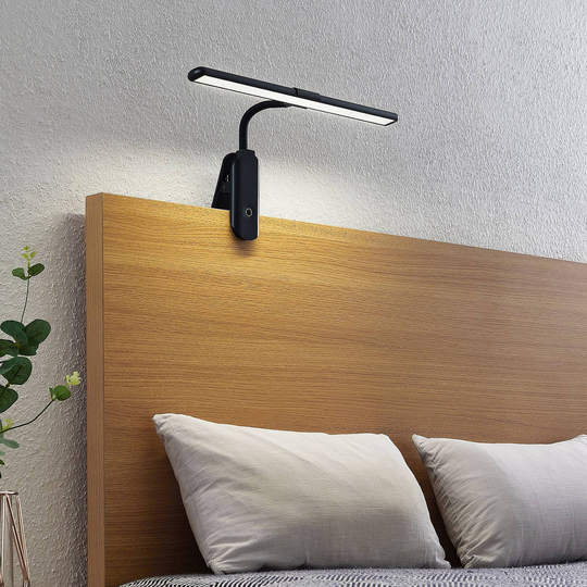 Prios Takiri LED-klämlampa, steglöst dimbar
