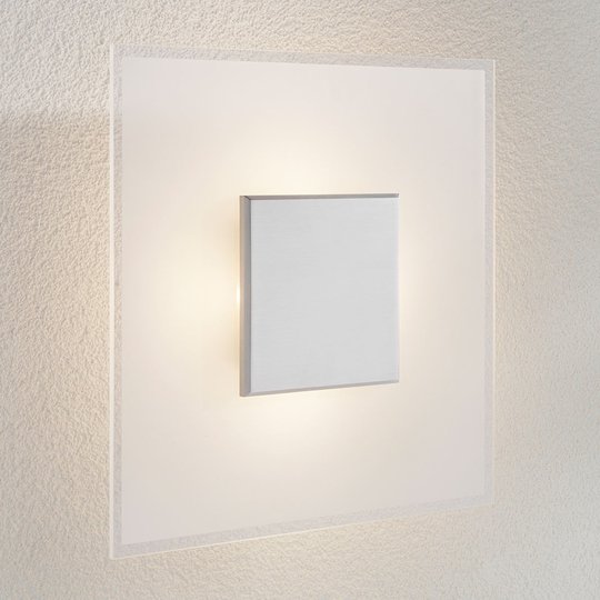 Dimbar LED-vägglampa Lole av glas