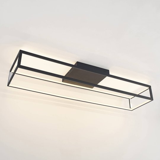 Lucande Byrana LED-taklampa, rektangulär