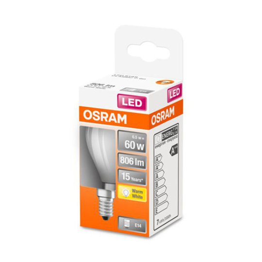 OSRAM LED-lampa E14 6,5W Classic P 2 700 K