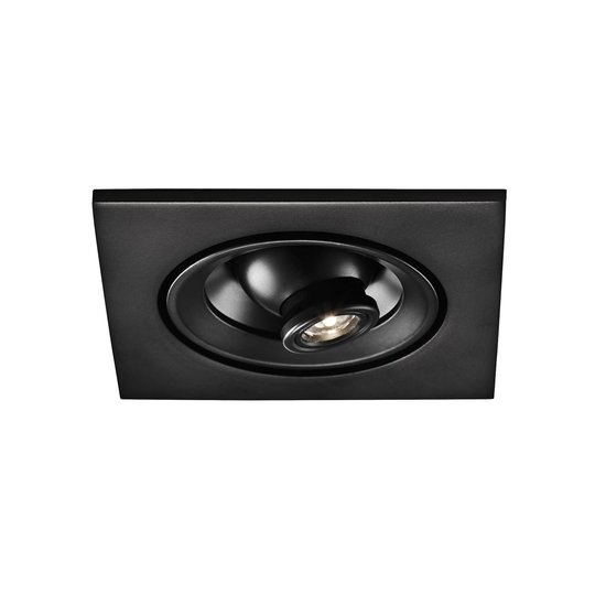 Egger Riga Zoom LED-spot kantig svart 2 700 K