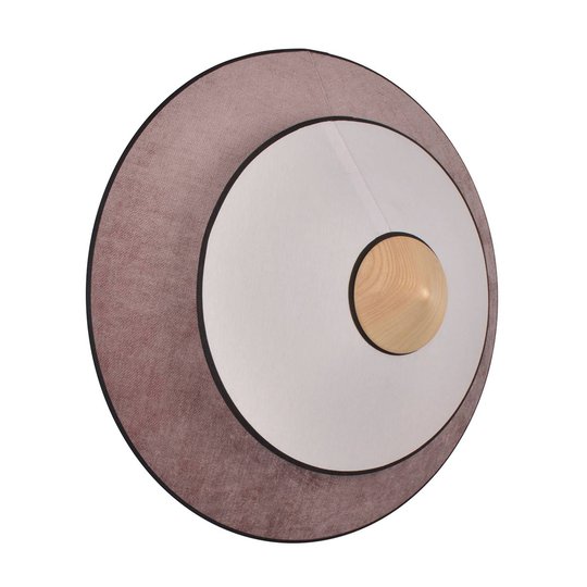 Forestier Cymbal S LED-vägglampa, puderrosa