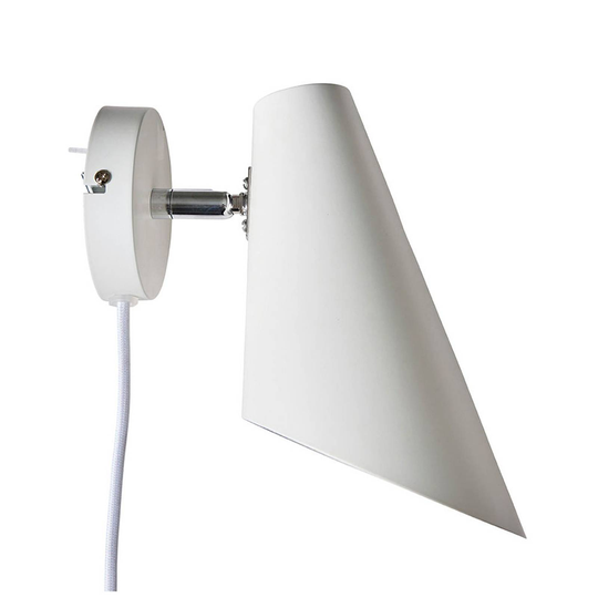 Dyberg Larsen Cale vägglampa 24,5 cm vit