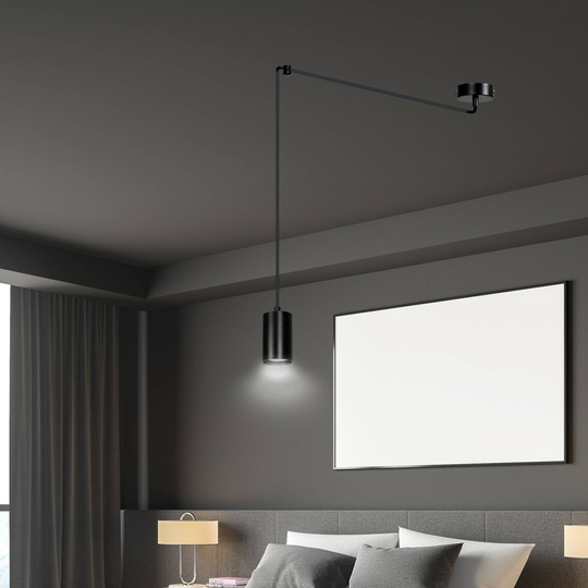 Hänglampa Speed, svart, 1 lampa