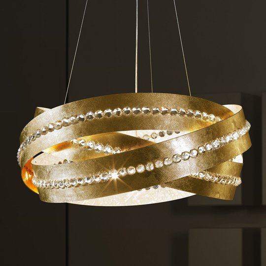 Essentia - hänglampa med bladguld