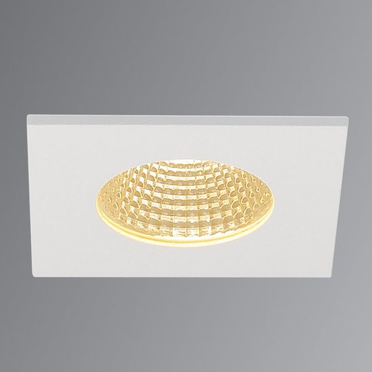 Matt vit LED-takinbyggnadslampa Patta-I