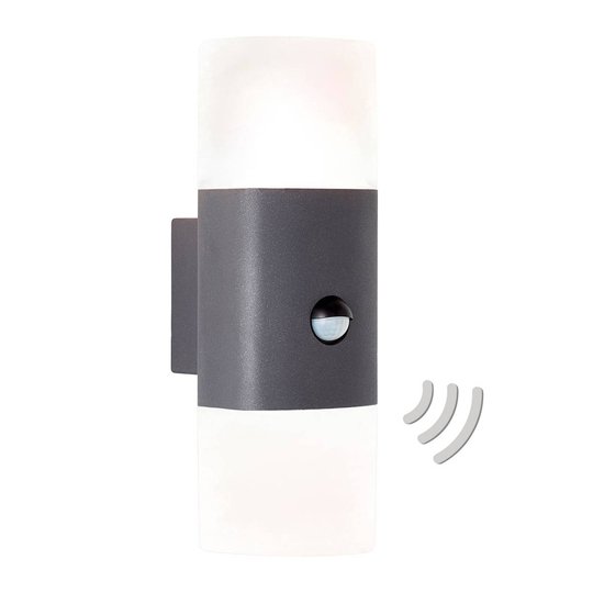 AEG Farlay LED-utomhusvägglampa, 2 lampor sensor