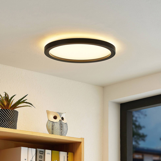 Prios Avira LED-taklampa, rund, 29 cm