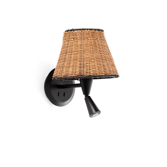 Sumba vägglampa (Svart)