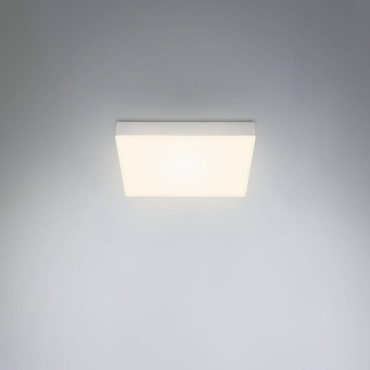 LED-taklampa Flame, 21,2 x 21,2 cm, silver