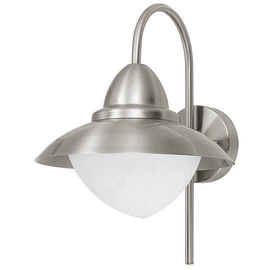 Schvungfullt formad vägglampa Sidney