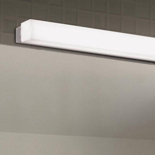 LED-badrumsvägglampa Box, 3 000 K, bredd 59 cm