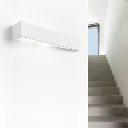 Vägglampa Teos, bredd 47,5 cm