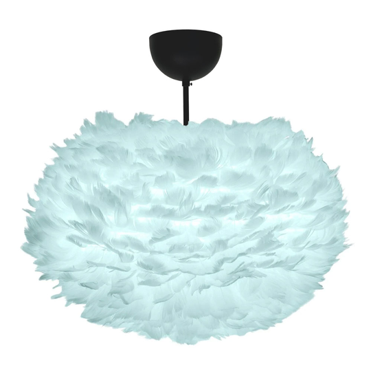 Eos plafond M (svart) (Blå)