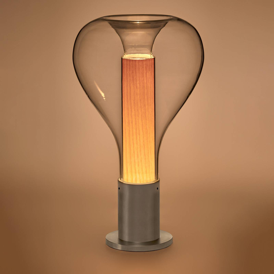 LZF Eris LED-bordslampa aluminium/bok