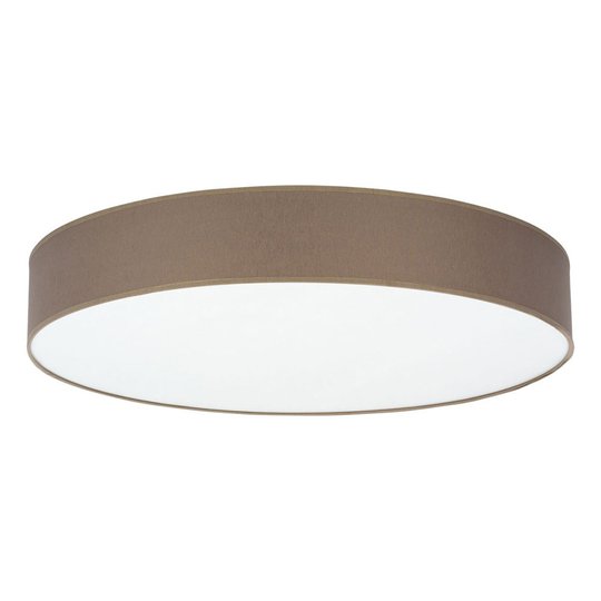 Taklampa Rondo, Ø 80 cm, brun