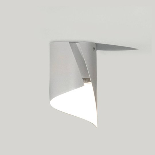 Knikerboker Hué LED-taklampa 8x15cm vit