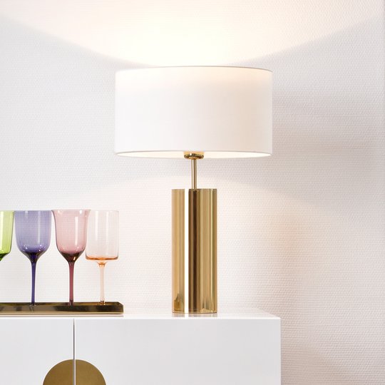Villeroy & Boch Prag - bordslampa med vit skärm