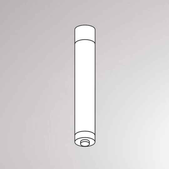 Takfäste för Volare-skena, 7,1 cm vit