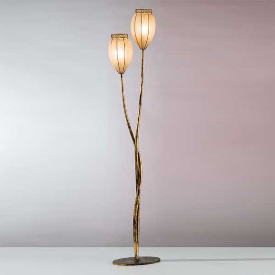 Golvlampa TULIPANO med scavoglas