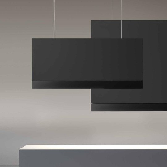 OLEV Stage Vertical Silence hänglampa 107 cm, 3'K