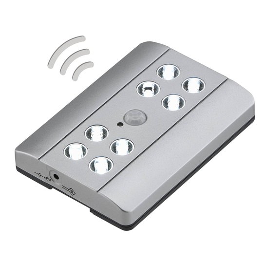LED-bänklampa Lero med sensor, 8 lampor