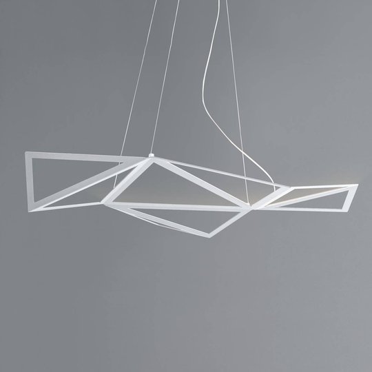 LED-pendellampa Starlight i vitt