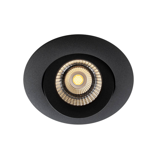 SLC One 360° LED-inbyggnadslampa dim-to-warm svart