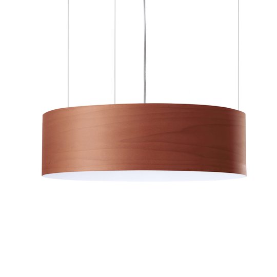 LZF Gea Slim LED-hänglampa Casambi-app choklad