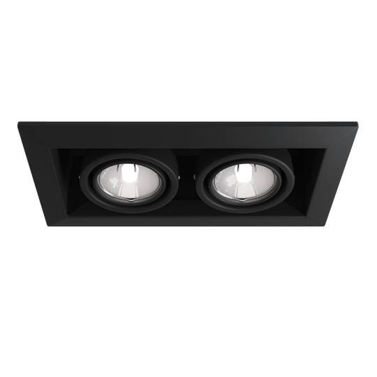 Metal Modern Spotlight 2L (Svart)