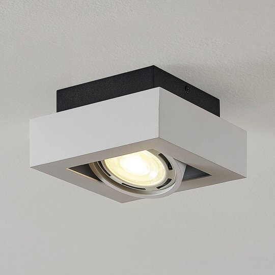 LED-takspotlight Ronka, GU10, 1 lampa, vit